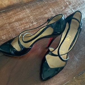Christian Louboutin Black Patent Pumps